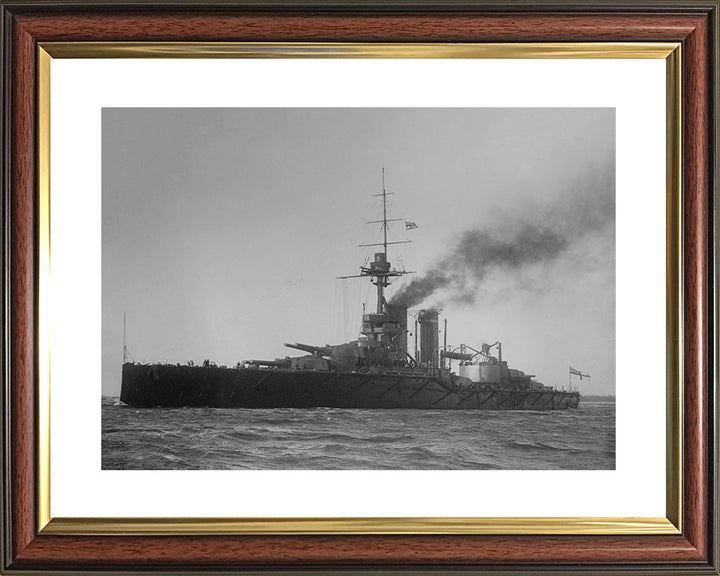 HMS Audacious 1912 | Photo Print | Framed Print | King George V Class | Battleship | Royal Navy Hampshire Prints