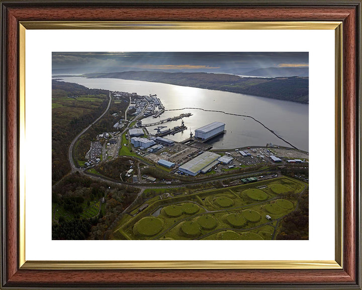 HMNB Clyde (HMS Neptune) Faslane Photo Print | Framed Print | Aerial Photo | Royal Navy Hampshire Prints