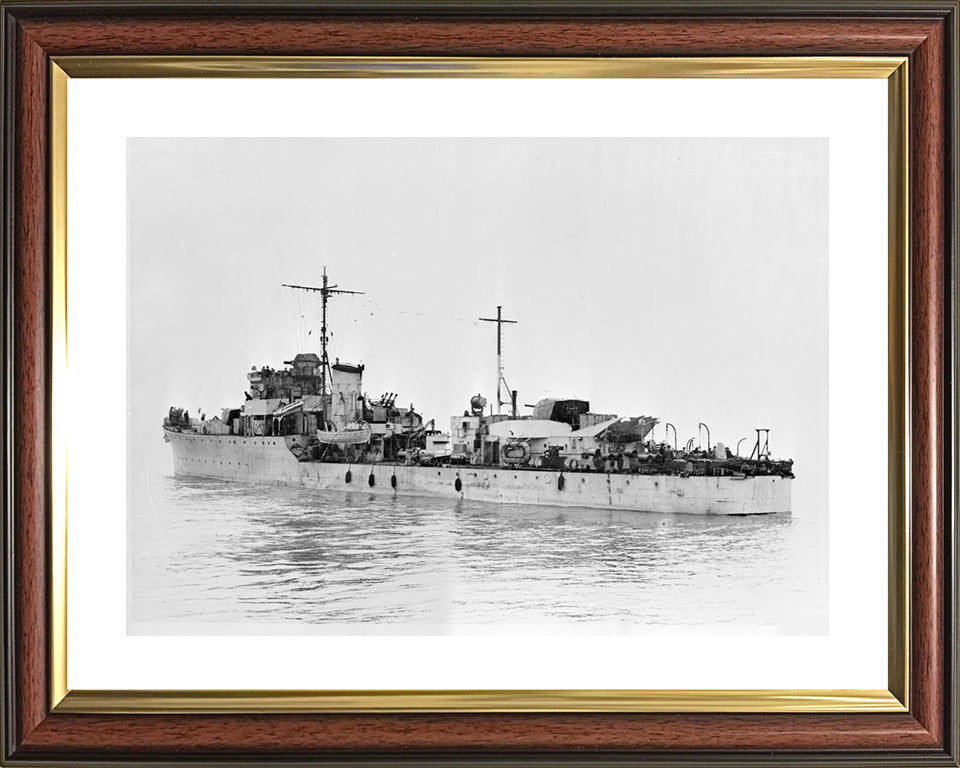 HMS Albrighton L12 Royal Navy Hunt class destroyer Photo Print or Framed Print - Hampshire Prints