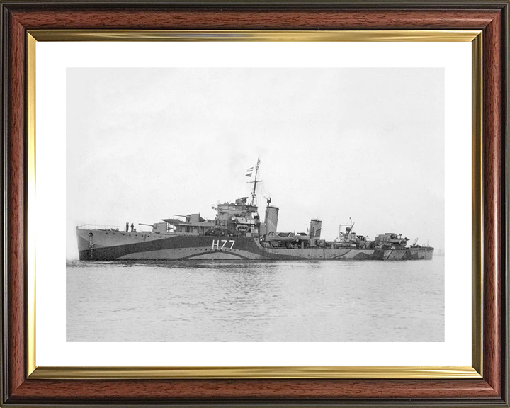 HMS Boreas H77 | Photo Print | Framed Print | B Class | Destroyer| Royal Navy Hampshire Prints
