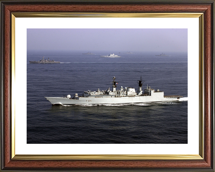 HMS Cumberland (F85) Photo Print - At sea 2000 - Royal Navy Type 22 Frigate