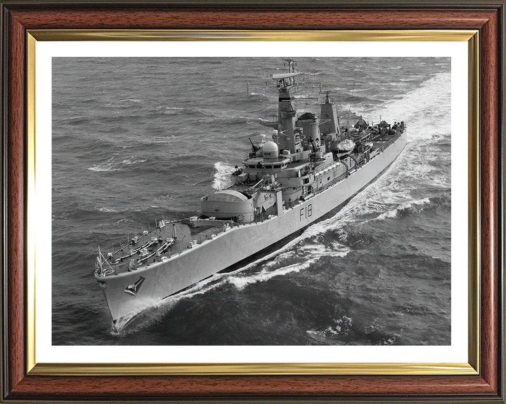 HMS Galatea F18 Royal Navy Leander Class Frigate Photo Print or Framed Print - Hampshire Prints
