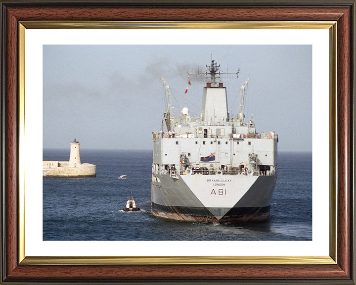 RFA Brambleleaf A81 | Photo Print | Framed Print | Leaf Class | Support Tanker | Royal Fleet Auxiliary Hampshire Prints