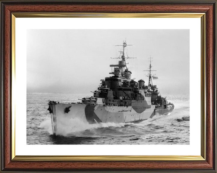 HMS Birmingham C19 Royal Navy Town class light cruiser Photo Print or Framed Print - Hampshire Prints