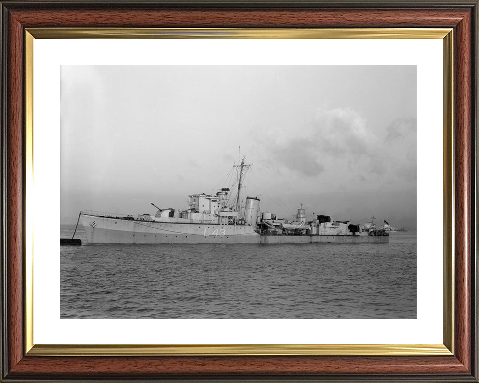 HMS Blackmore L43 | Photo Print | Framed Print | Hunt Class | Destroyer | Royal Navy Hampshire Prints