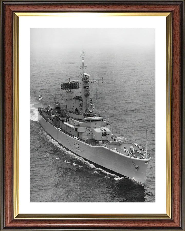 HMS Naiad F39 | Photo Print | Framed Print | Poster | Leander Class | Frigate | Royal Navy Hampshire Prints