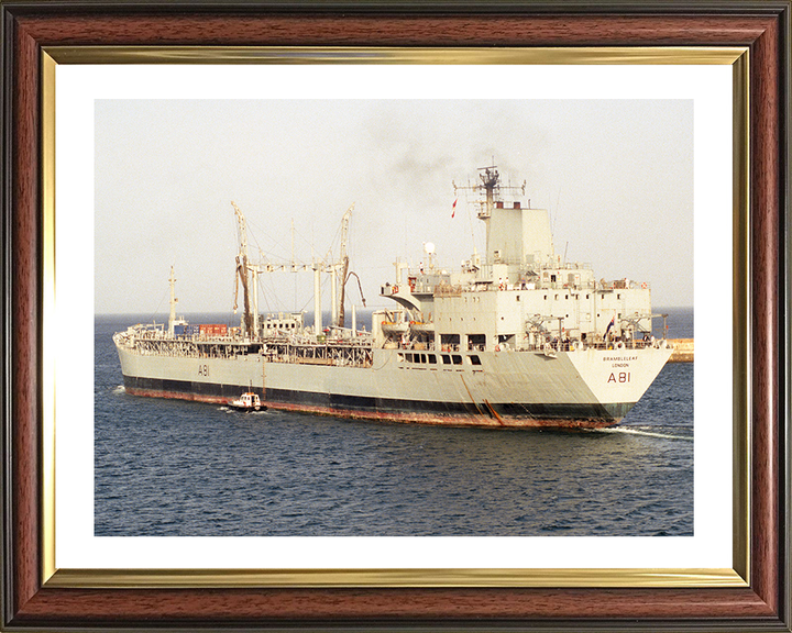 RFA Brambleleaf A81 | Photo Print | Framed Print | Leaf Class | Support Tanker | Royal Fleet Auxiliary Hampshire Prints