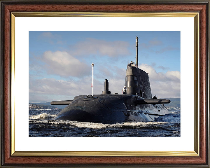 HMS Ambush S120 Royal Navy Astute class Submarine Photo Print or Framed Print - Hampshire Prints