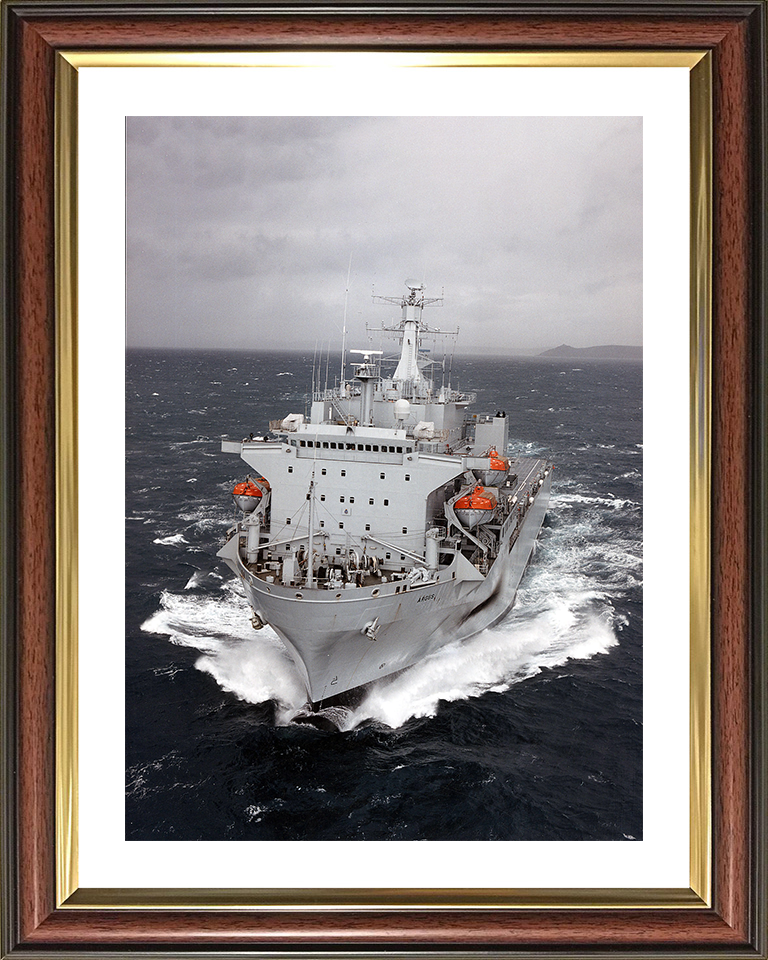 RFA Argus (A135) Photo Print - At Sea 2009 - Royal Fleet Auxiliary Casualty Class Ship Posters, Prints, & Visual Artwork Hampshire Prints 10 x 8 Classic Frame Yes