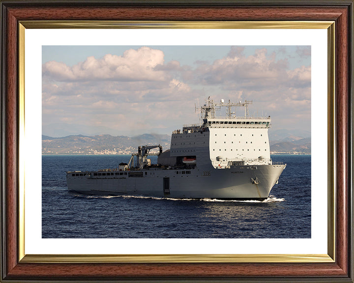 RFA Mounts Bay L3008 | Photo Print | Framed Print | Bay Class | Auxiliary Dock | Royal Fleet Auxiliary Hampshire Prints