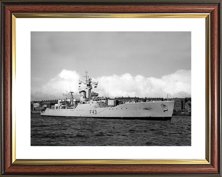 HMS Torquay F43 Royal Navy Whitby Class Frigate Photo Print or Framed Print - Hampshire Prints