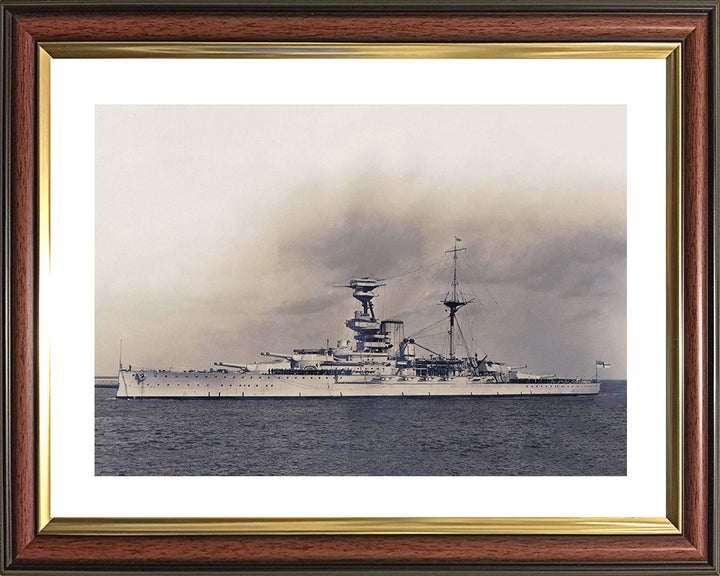HMS Royal Oak (08) | Photo Print | Framed Print | Revenge Class | Battleship | Royal Navy Hampshire Prints 10 x 8 Classic Frame Yes