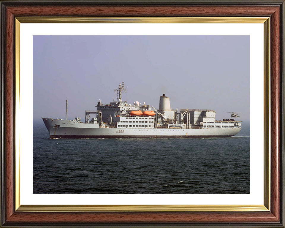 RFA Fort Rosalie A385 | Photo Print | Framed Print | Fort Rosalie Class | Royal Fleet Auxiliary Hampshire Prints
