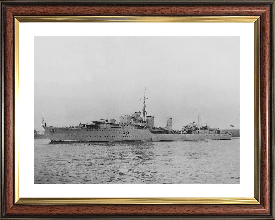 HMS Sikh L82 (F82) Royal Navy Tribal class destroyer Photo Print or Framed Print - Hampshire Prints