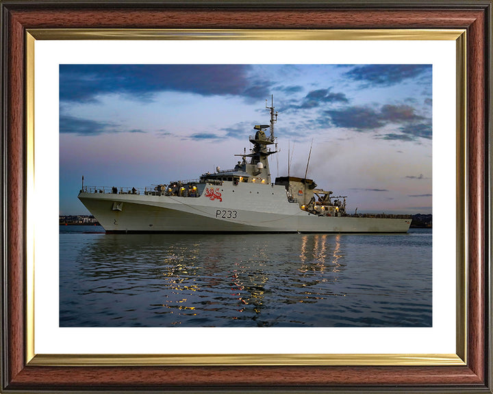 HMS Tamar P233 | Photo Print | Framed Print | River Class | Patrol Vessel | Royal Navy Hampshire Prints