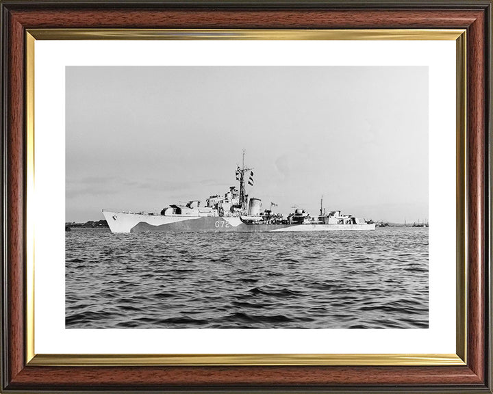 HMS Scorpion G72 | Photo Print | Framed Print | Poster | Q Class | Destroyer | Royal Navy Hampshire Prints