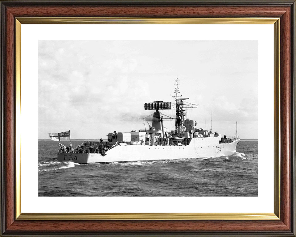 HMS Puma F34 Royal Navy Leopard class Frigate Photo Print or Framed Print - Hampshire Prints