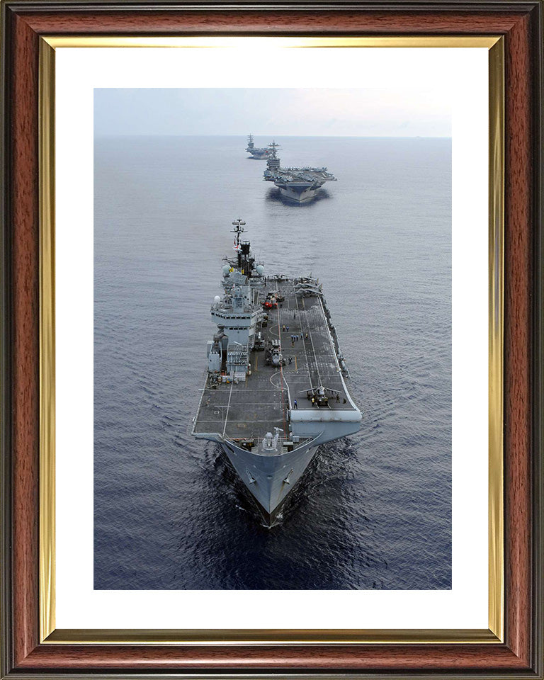 HMS Illustrious R06 | Photo Print | Framed Print | Invincible Class | Aircraft Carrier | Royal Navy Hampshire Prints