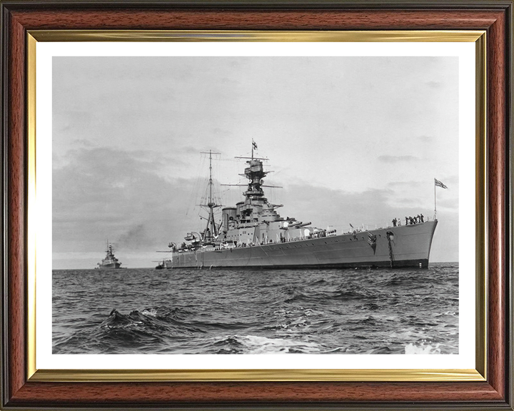 HMS Hood (51) | Photo Print | Framed Print | Admiral Class | Battlecruiser | Royal Navy Hampshire Prints