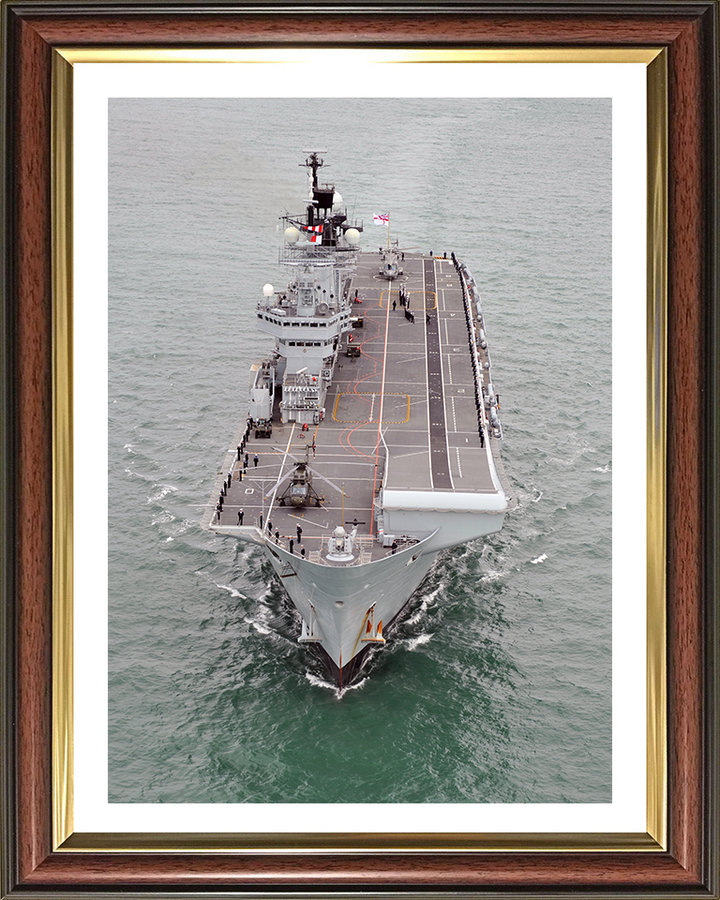 HMS Illustrious R06 | Photo Print | Framed Print | Invincible Class | Aircraft Carrier | Royal Navy Hampshire Prints
