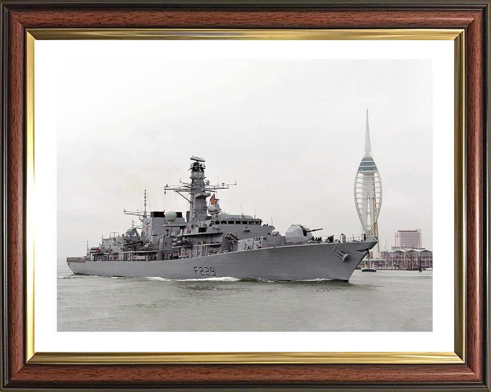 HMS Lancaster F229 Royal Navy Type 23 frigate Photo Print or Framed Print - Hampshire Prints