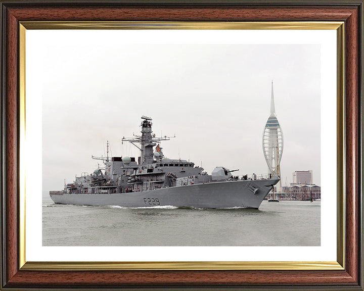HMS Lancaster F229 Royal Navy Type 23 frigate Photo Print or Framed Print - Hampshire Prints