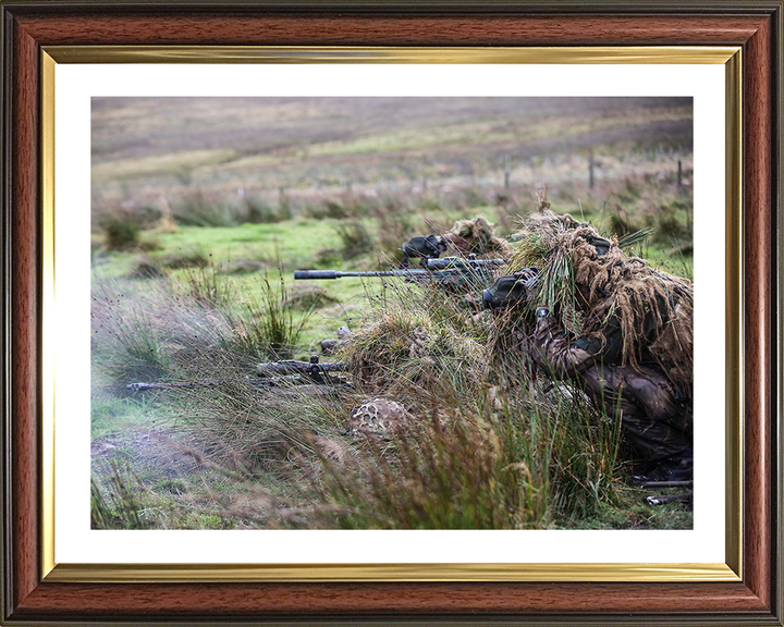 RAF Regiment Snipers | Photo Print | Framed Print | Military | Armed Forces | Royal Air Force | Wall Art | Decor | Print | Photography Hampshire Prints 10 x 8 Classic Frame Yes
