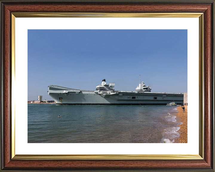 HMS Queen Elizabeth R08 | Photo Print | Framed Print | Queen Elizabeth Class | Aircraft Carrier | Royal Navy Hampshire Prints