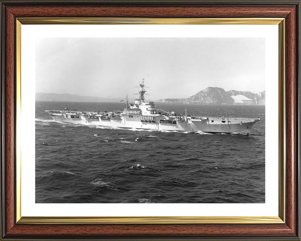 HMS Warrior R31 | Photo Print | Framed Print | Poster | Colossus Class | Aircraft Carrier | Royal Navy Hampshire Prints