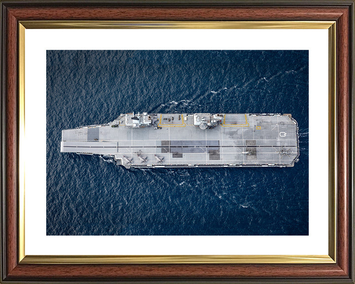 HMS Queen Elizabeth R08 Royal Navy Queen Elizabeth Class Aircraft Carrier Photo Print or Framed Print - Hampshire Prints