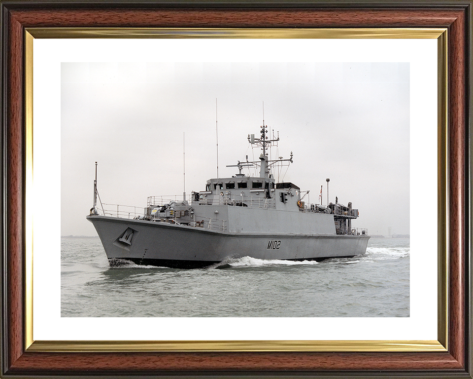 HMS Inverness (M102) Photo Print - at sea - Royal Navy Sandown Class Minehunter