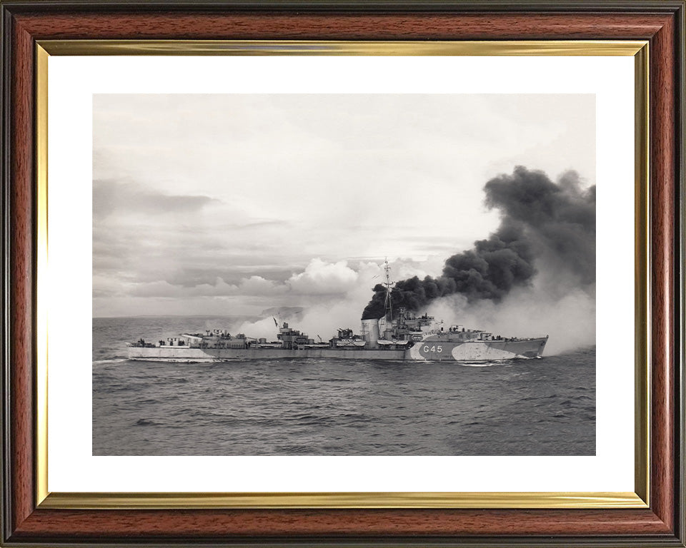 HMS Quail G45 | Photo Print | Framed Print | Q Class | Destroyer | Royal Navy Hampshire Prints