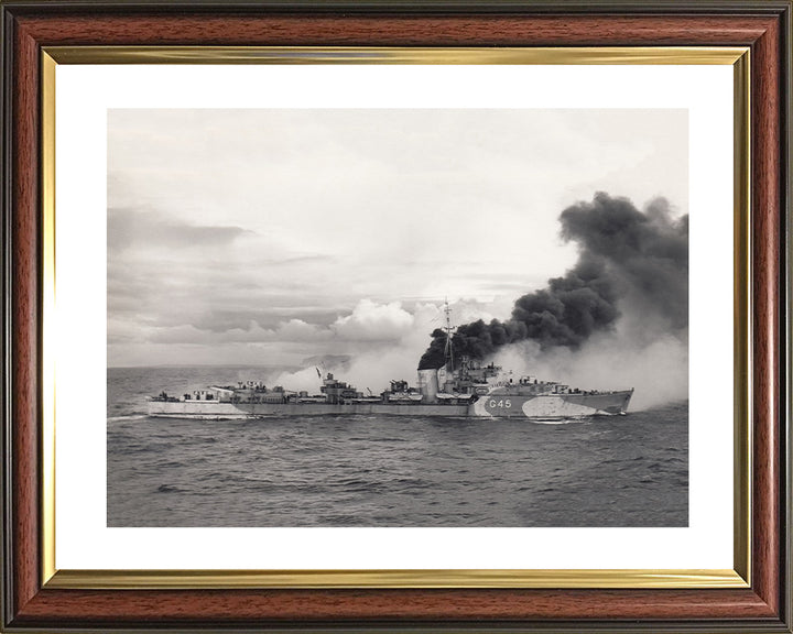 HMS Quail G45 | Photo Print | Framed Print | Q Class | Destroyer | Royal Navy Hampshire Prints