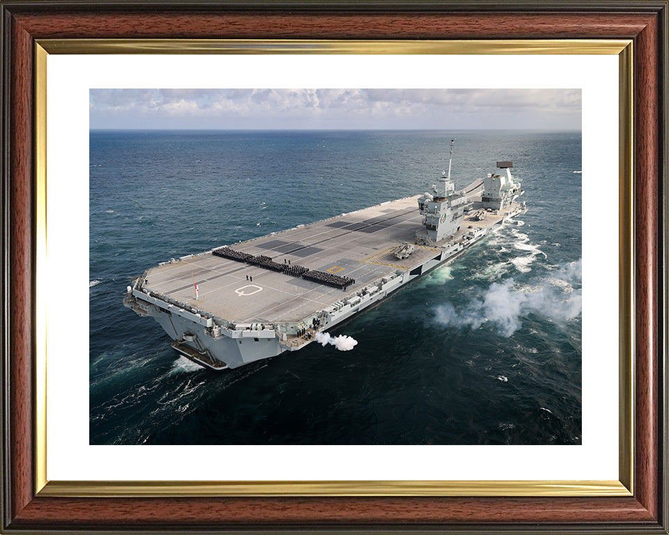 HMS Queen Elizabeth R08 | Photo Print | Framed Print | Queen Elizabeth Class | Aircraft Carrier | Royal Navy Hampshire Prints