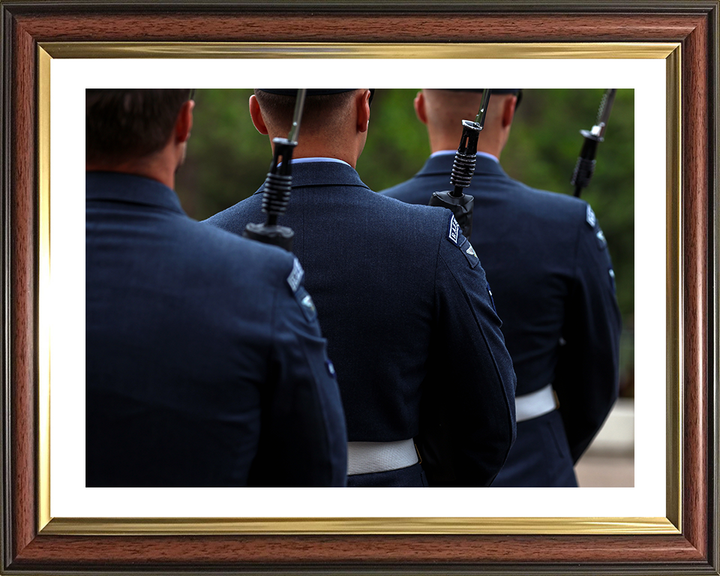RAF Regiment on Parade Photo Print - Royal Air Force Hampshire Prints 10 x 8 Classic Frame Yes