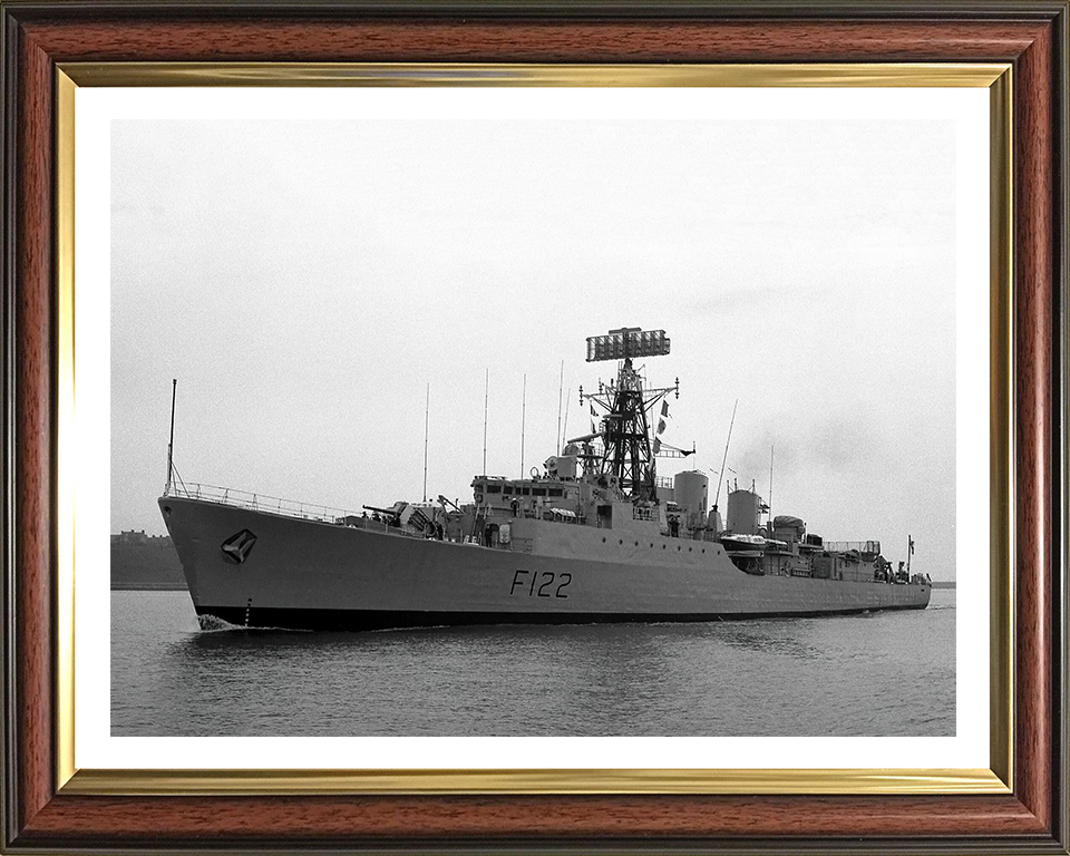 F122 Jet HMS Gurkha (F122) - Low Port Side View - Royal Navy Tribal Class ...