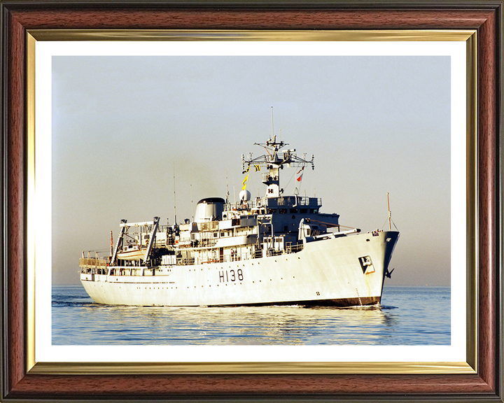 HMS Herald H138 | Photo Print | Framed Print | Hecla Class | Survey Vessel | Royal Navy Hampshire Prints
