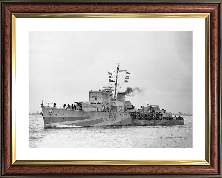 HMS Oakley L98 | Photo Print | Framed Print | Poster | Hunt Class | Destroyer | Royal Navy Hampshire Prints