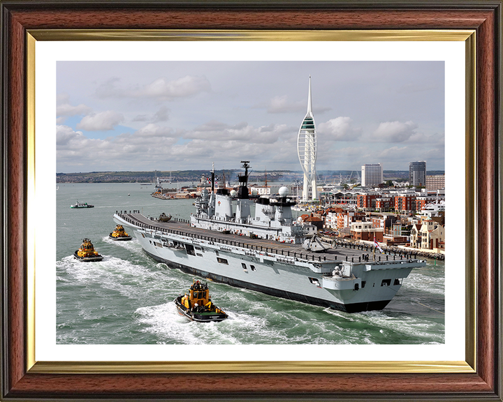 HMS Illustrious R06 | Photo Print | Framed Print | Invincible Class | Aircraft Carrier | Royal Navy Hampshire Prints
