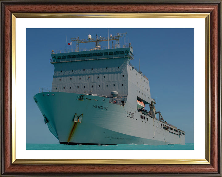 RFA Mounts Bay L3008 | Photo Print | Framed Print | Bay Class | Auxiliary Dock | Royal Fleet Auxiliary Hampshire Prints