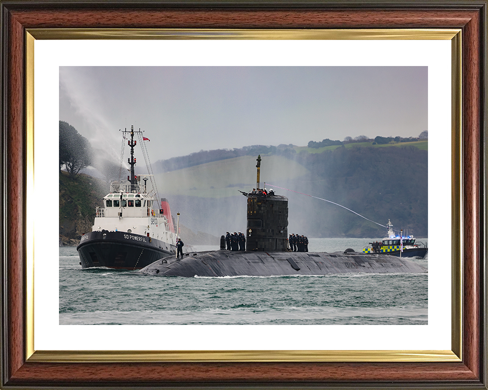 HMS Triumph (S93) Photo Print - Paying Off 2024 - Royal Navy Trafalgar Class Submarine
