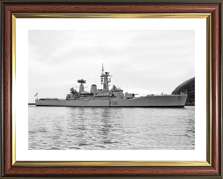 HMS Argonaut (F56) Photo Print - Plymouth sound 1969 - Royal Navy Leander Class Frigate Posters, Prints, & Visual Artwork Hampshire Prints 10 x 8 Classic Frame Yes