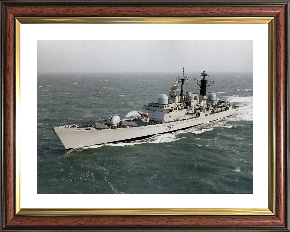 HMS Edinburgh (D97) Photo Print - At Sea 2001 - Royal Navy Type 42 Destroyer