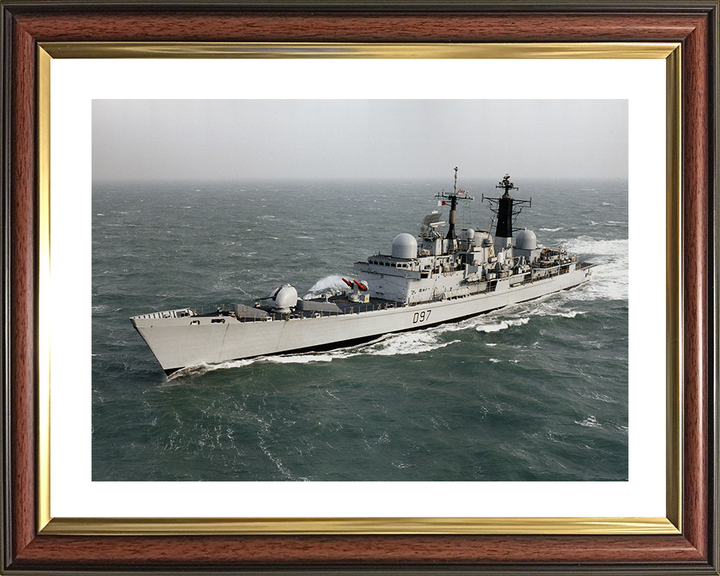 HMS Edinburgh (D97) Photo Print - At Sea 2001 - Royal Navy Type 42 Destroyer