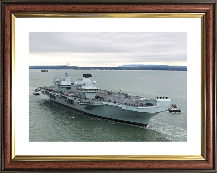 HMS Prince of Wales R09 | Photo Print | Framed Print | Queen Elizabeth Class | Aircraft Carrier | Royal Navy Hampshire Prints
