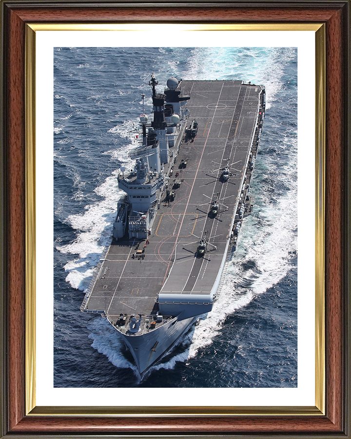 HMS Illustrious R06 | Photo Print | Framed Print | Invincible Class | Aircraft Carrier | Royal Navy Hampshire Prints