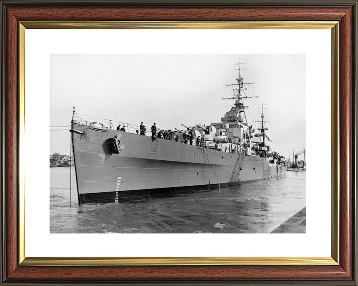 HMS Black Prince (81) Royal Navy Dido class light cruiser Photo Print or Framed Print - Hampshire Prints