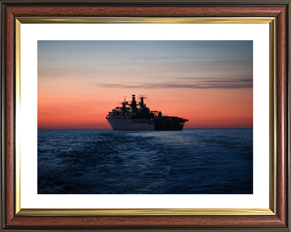 HMS Albion L14 Royal Navy Albion Class amphibious ship Photo Print or Framed Print - Hampshire Prints