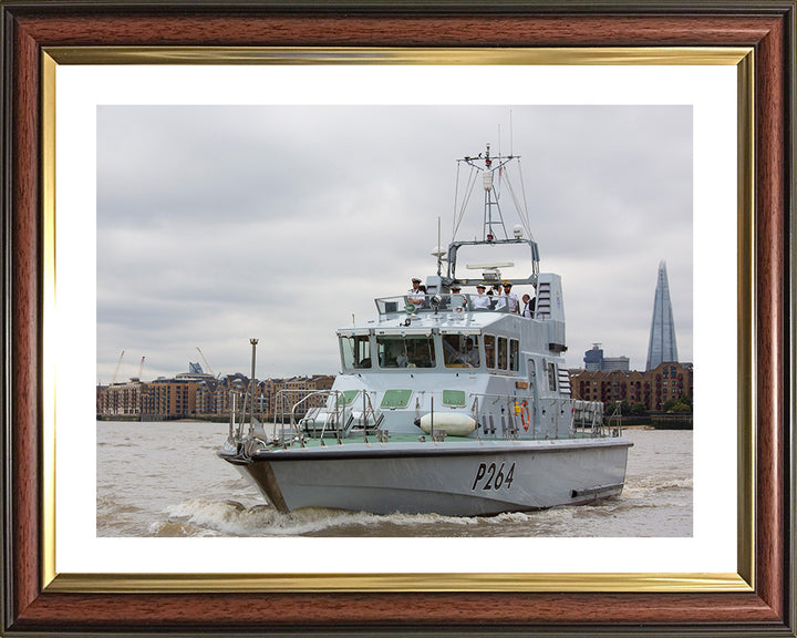 HMS Archer (P264) Photo Print - On The Thames 2016 - Royal Navy Archer Class P2000 Patrol Vessel Posters, Prints, & Visual Artwork Hampshire Prints 10 x 8 Classic Frame Yes