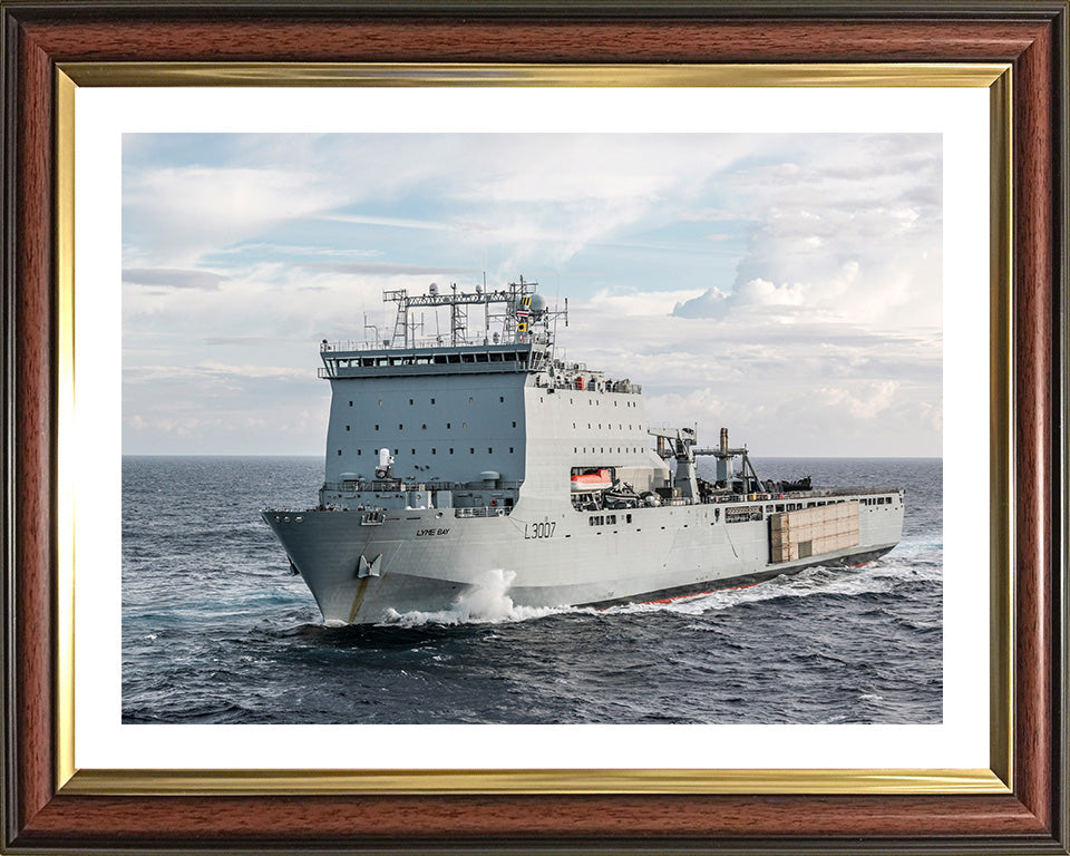 RFA Lyme Bay L3007 | Photo Print | Framed Print | Bay Class | Auxiliary Dock | Royal Fleet Auxiliary Hampshire Prints
